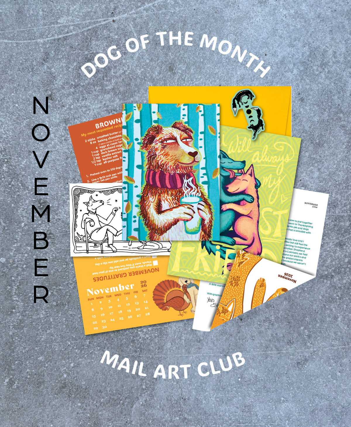 Dog of the Month - Mail Art Club