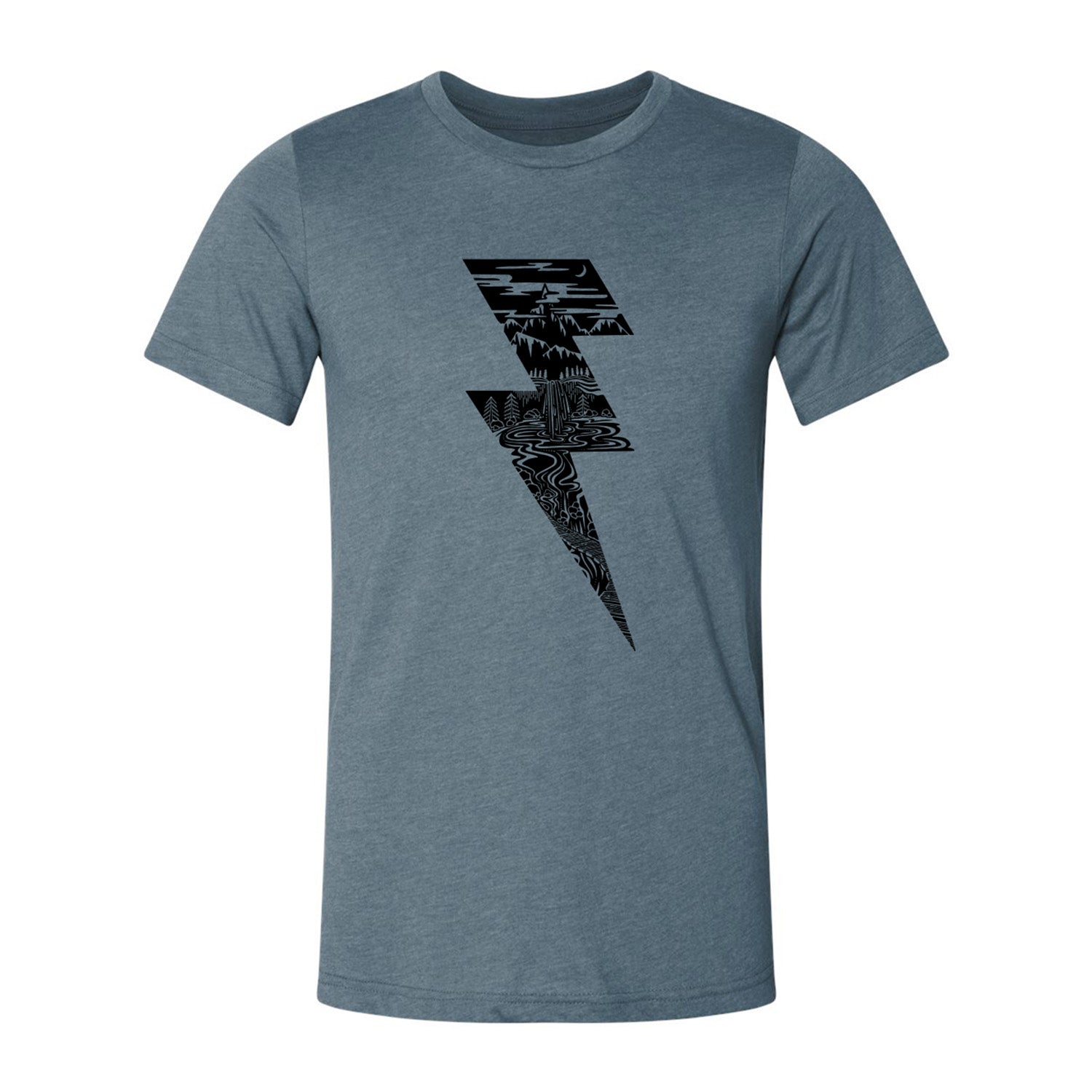 Bolt Unisex Tee | Slate