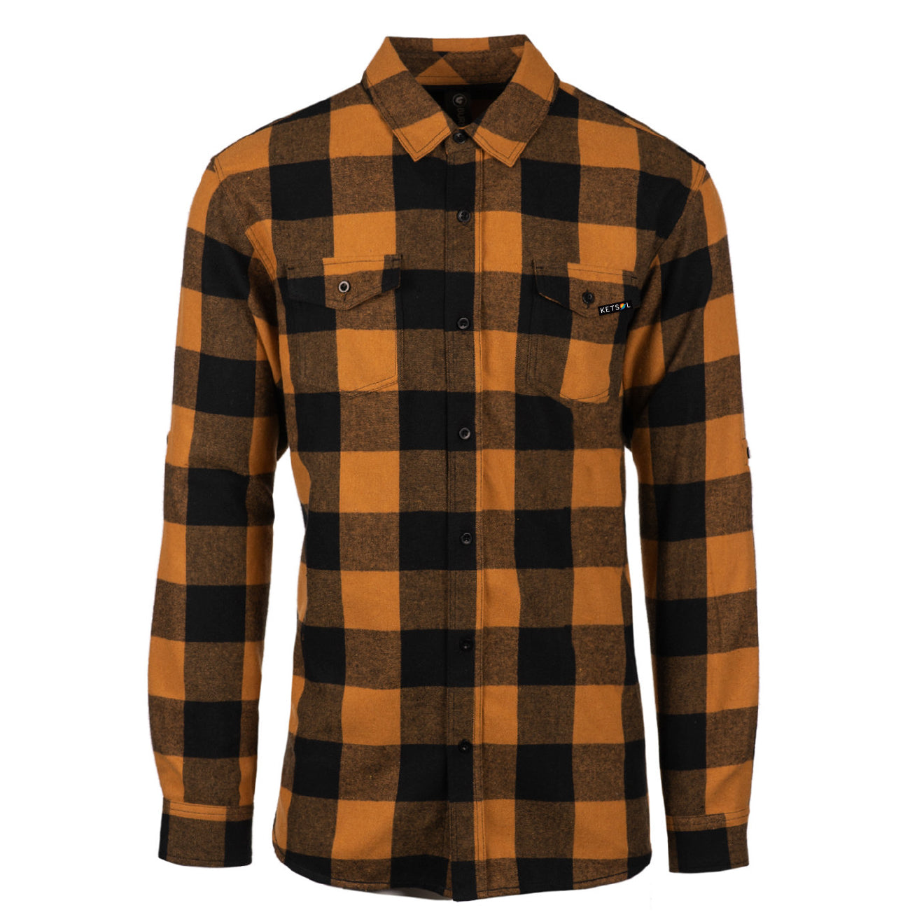 Icelandic Reindeer Flannel Button Down Shirt