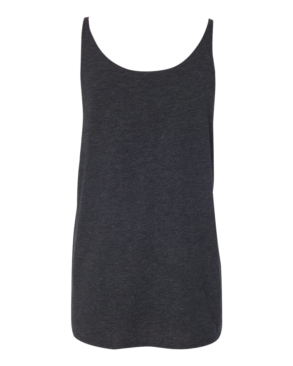 Luna Moth Relaxed Tank Top | Heather Black