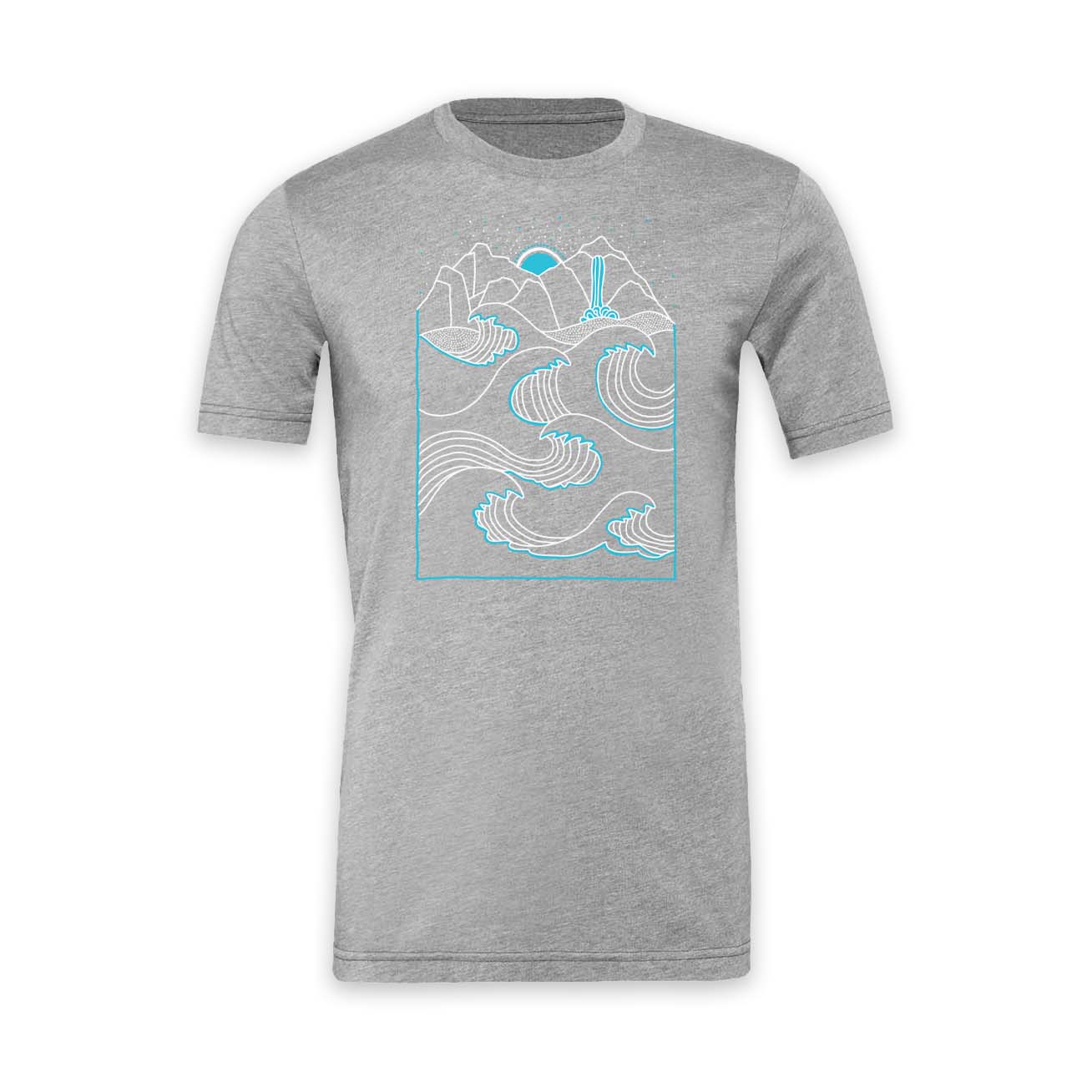 Mountains to Sea Crew T-shirt - Ketsol