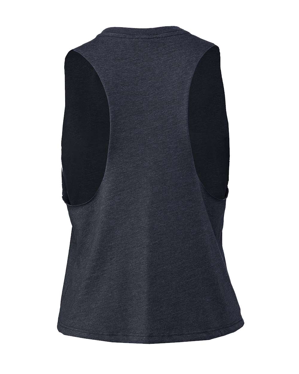 Campfire Crop Tank Top | Heather Navy