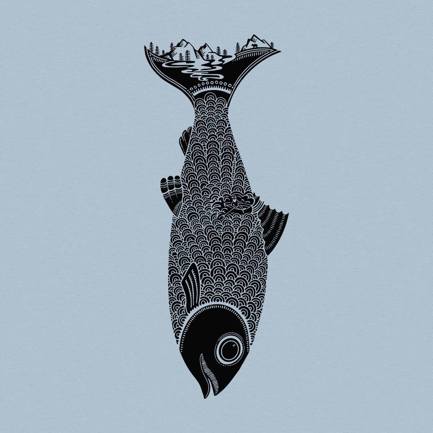 Salmon Fave Tank Top | River Blue - Ketsol