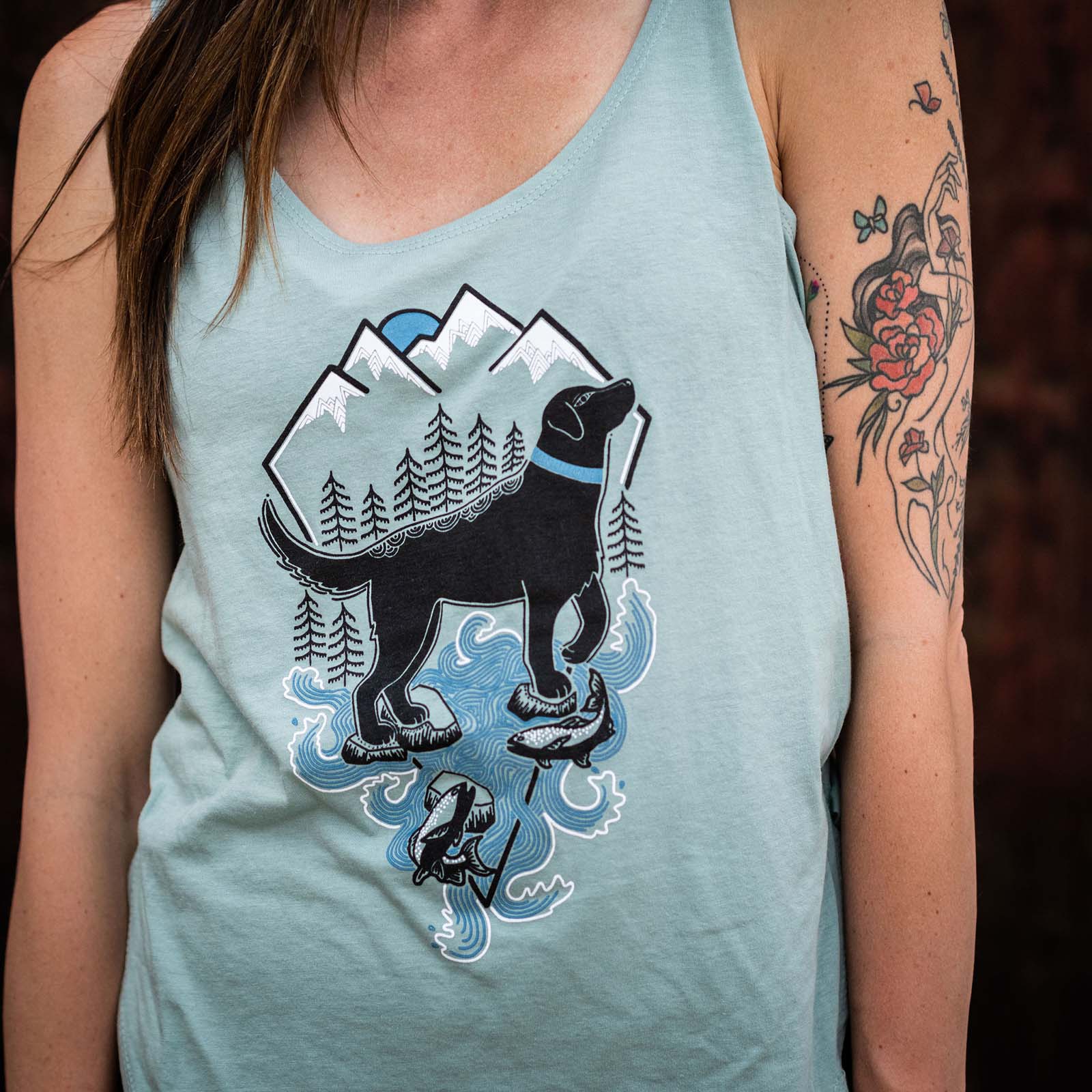 Labrador Fave Tank Top | Pine - Ketsol