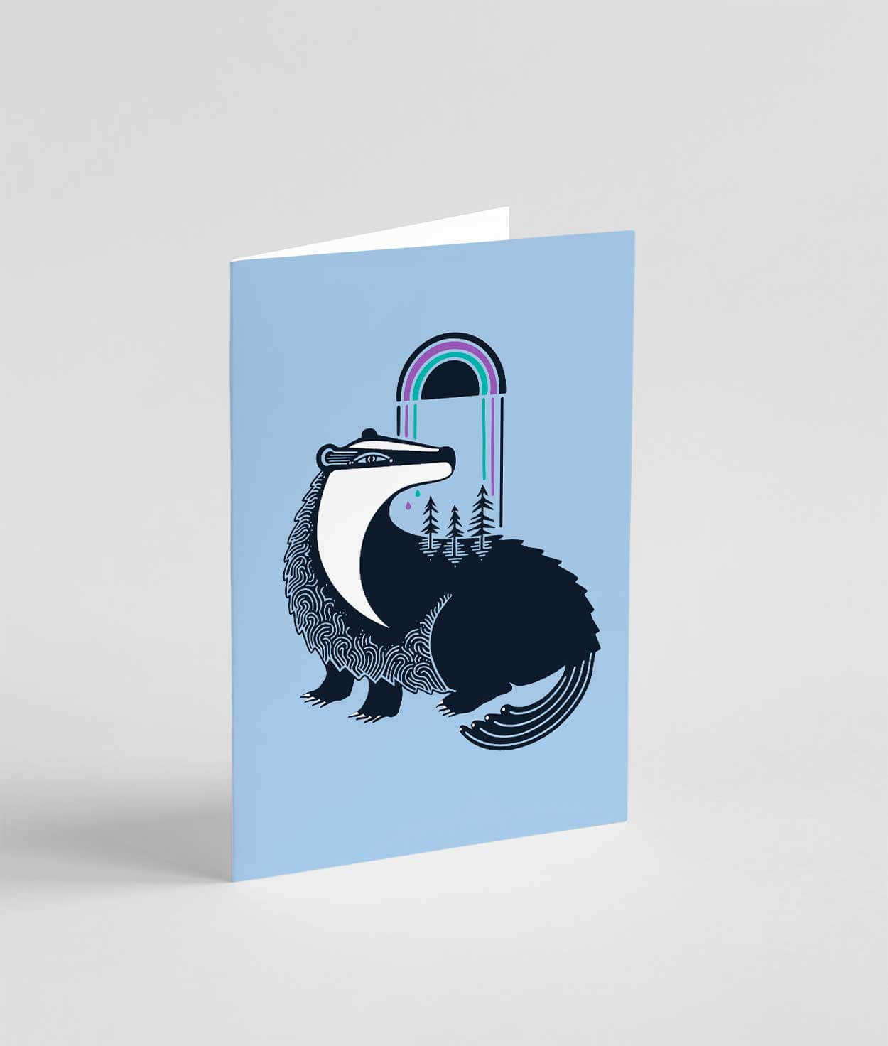 Badger Greeting Card - Ketsol