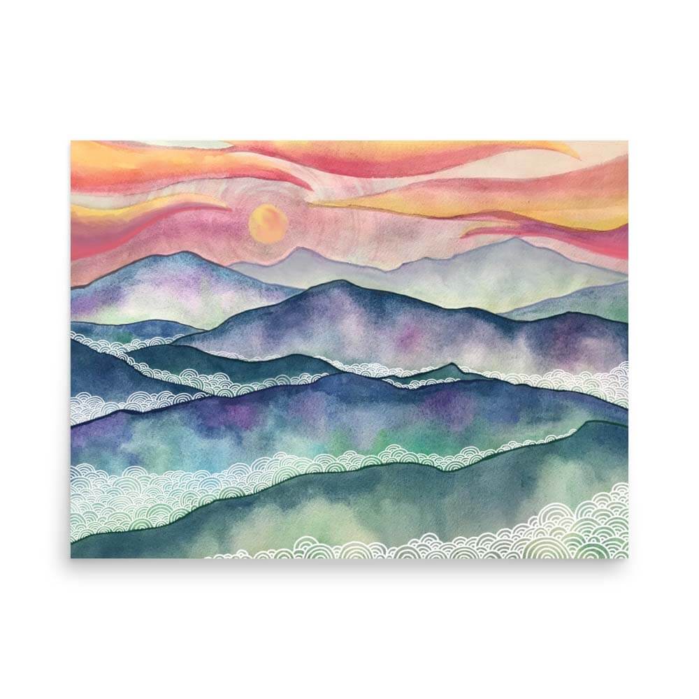 Blue Ridge Mountains Print - Ketsol