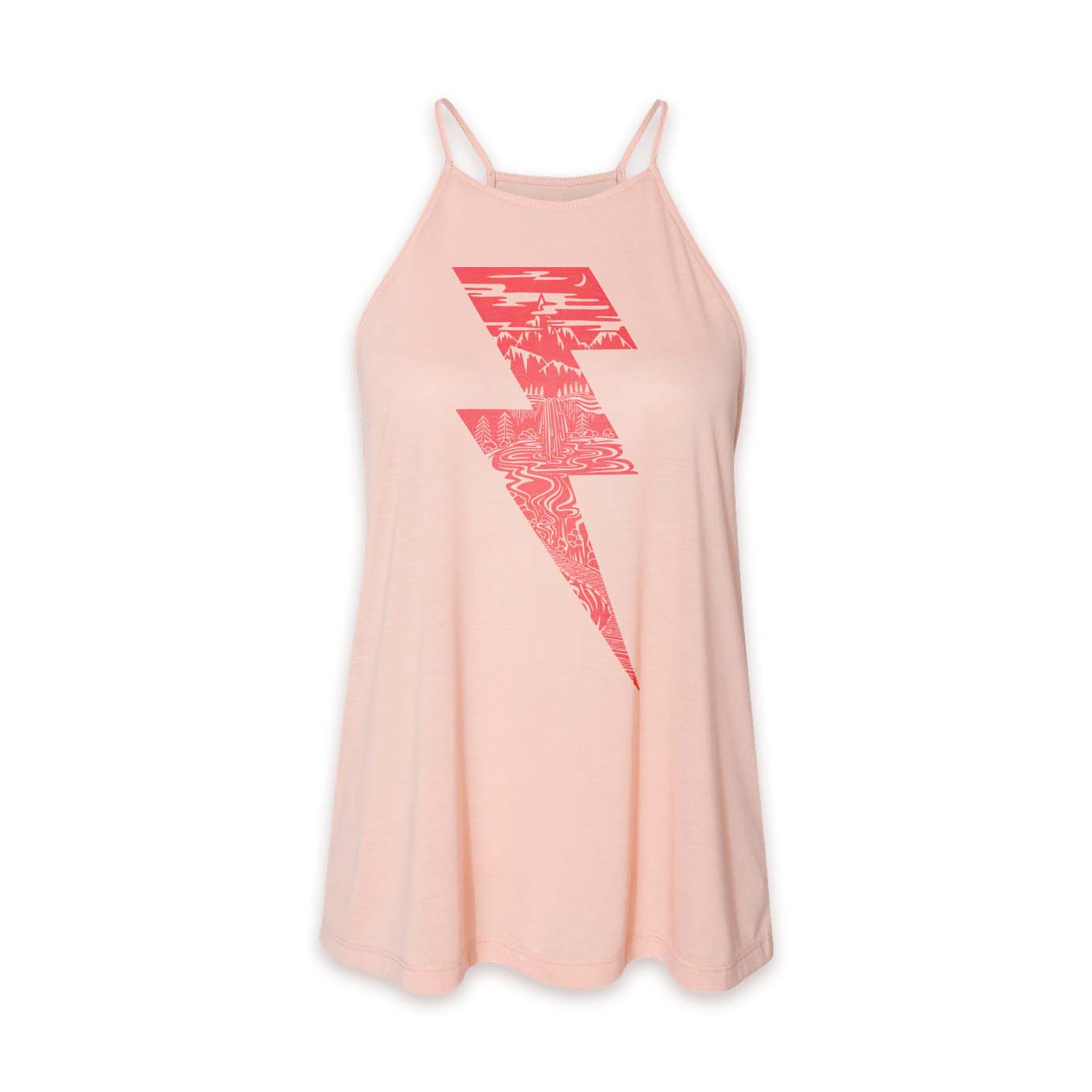 Bolt High Neck Tank Top - Ketsol