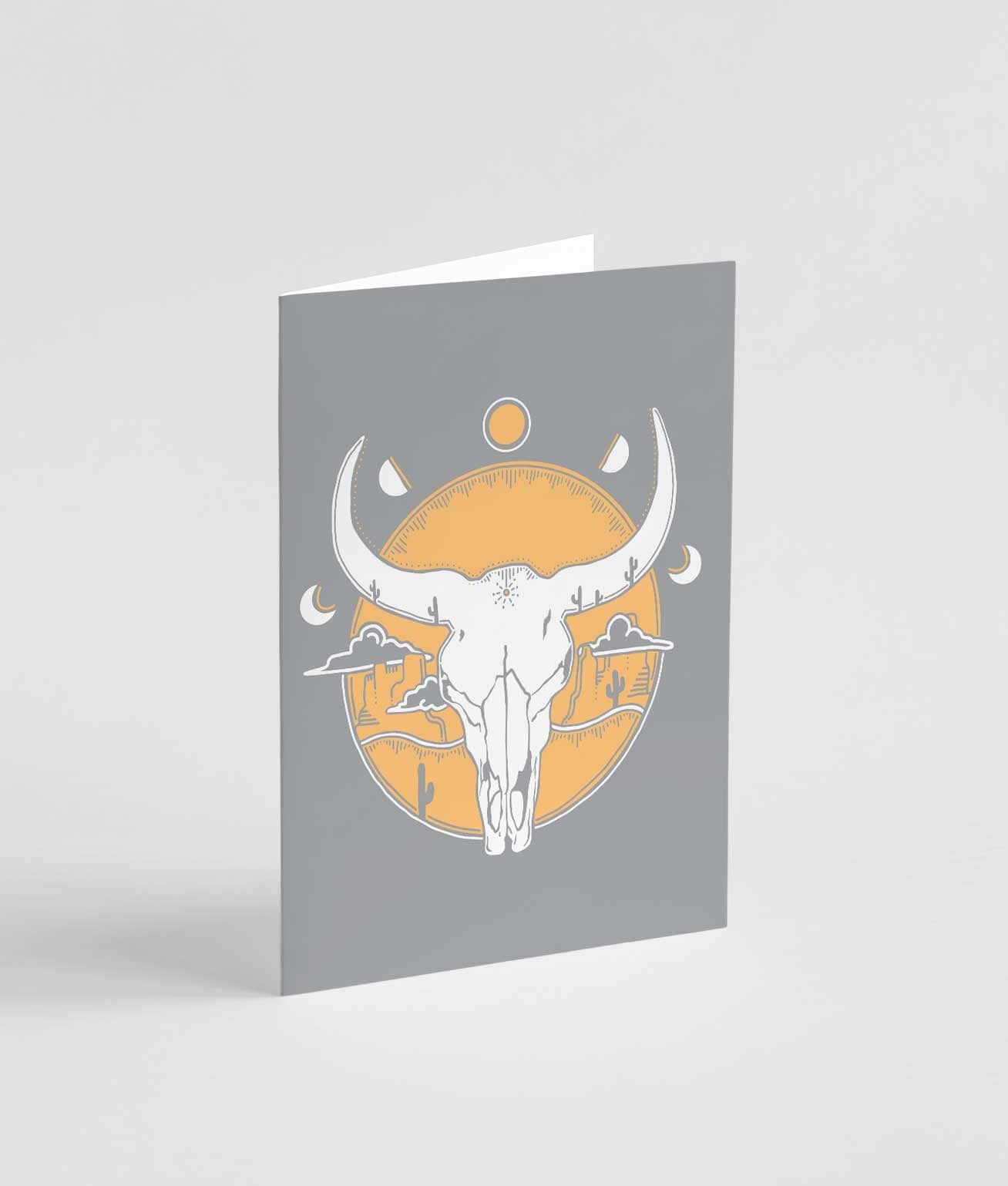 Desert Skull Greeting Card - Ketsol
