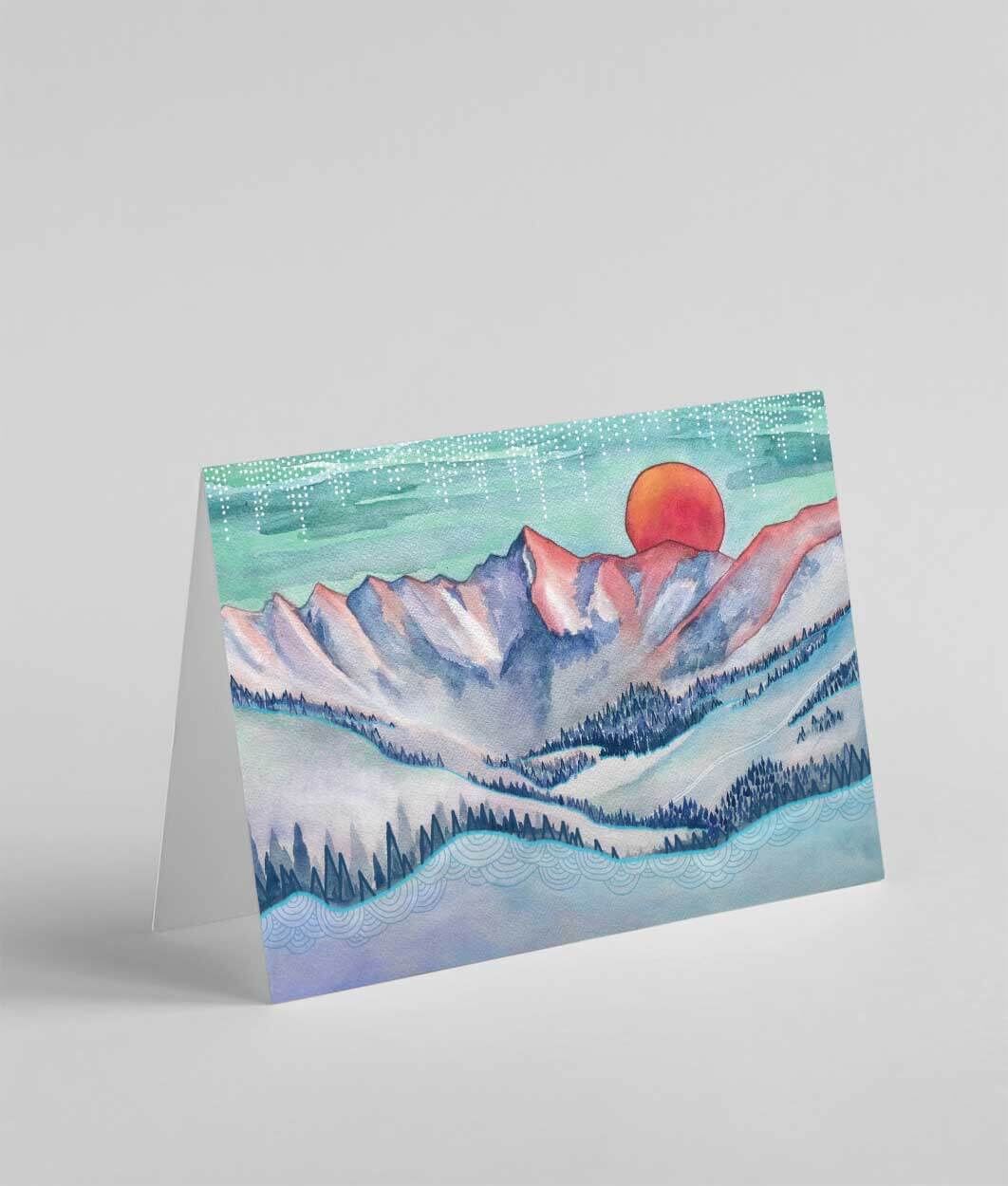 Gore Range Greeting Card - Ketsol