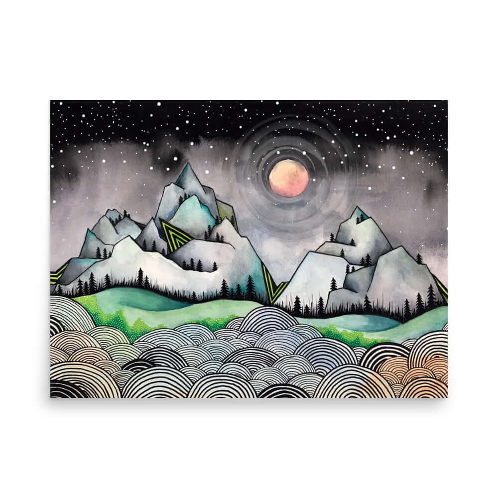 Minaret Mountains Print - Ketsol