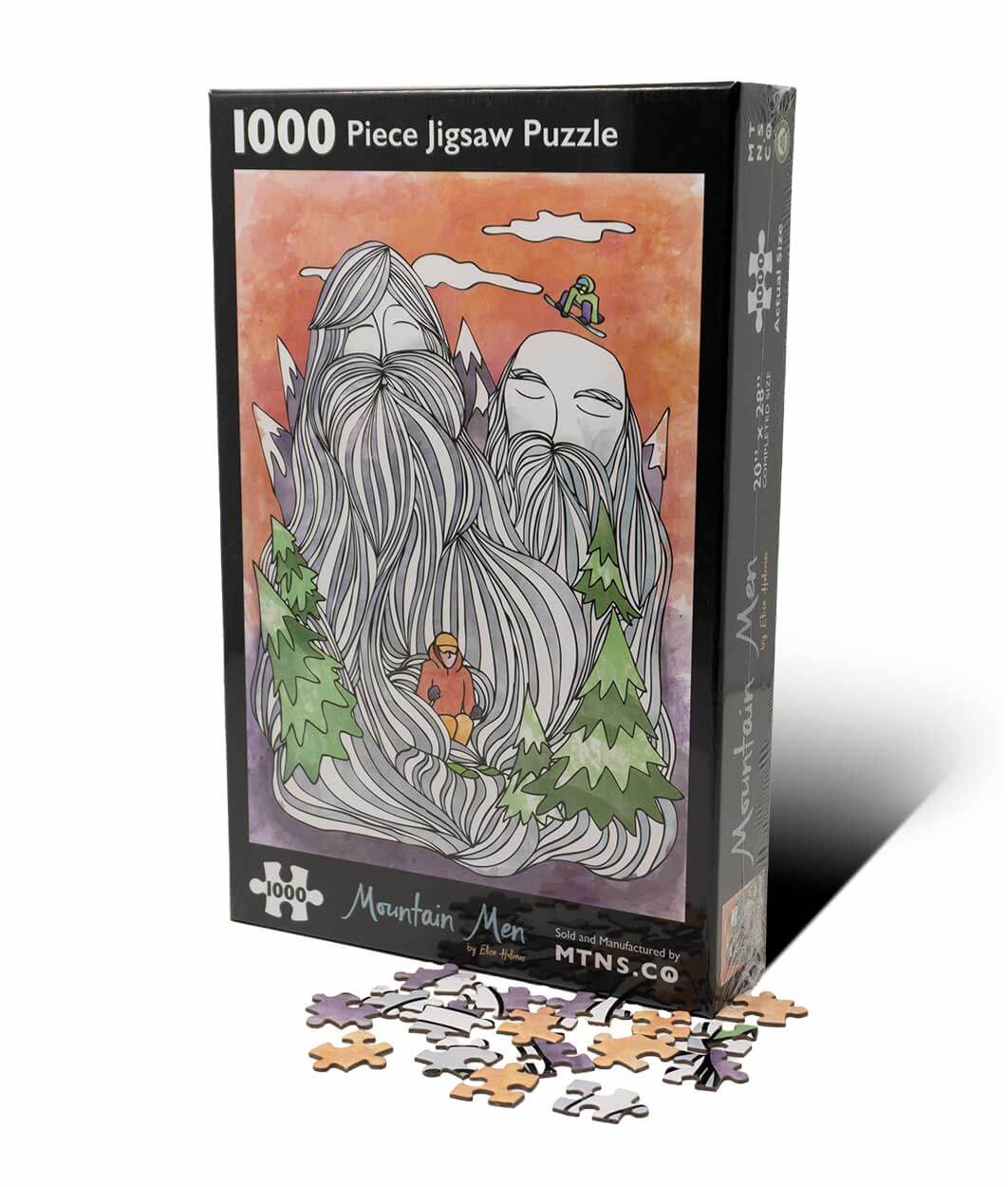 Mountain Men Jigsaw Puzzle | 1000 Piece Jigsaw Puzzle - Ketsol