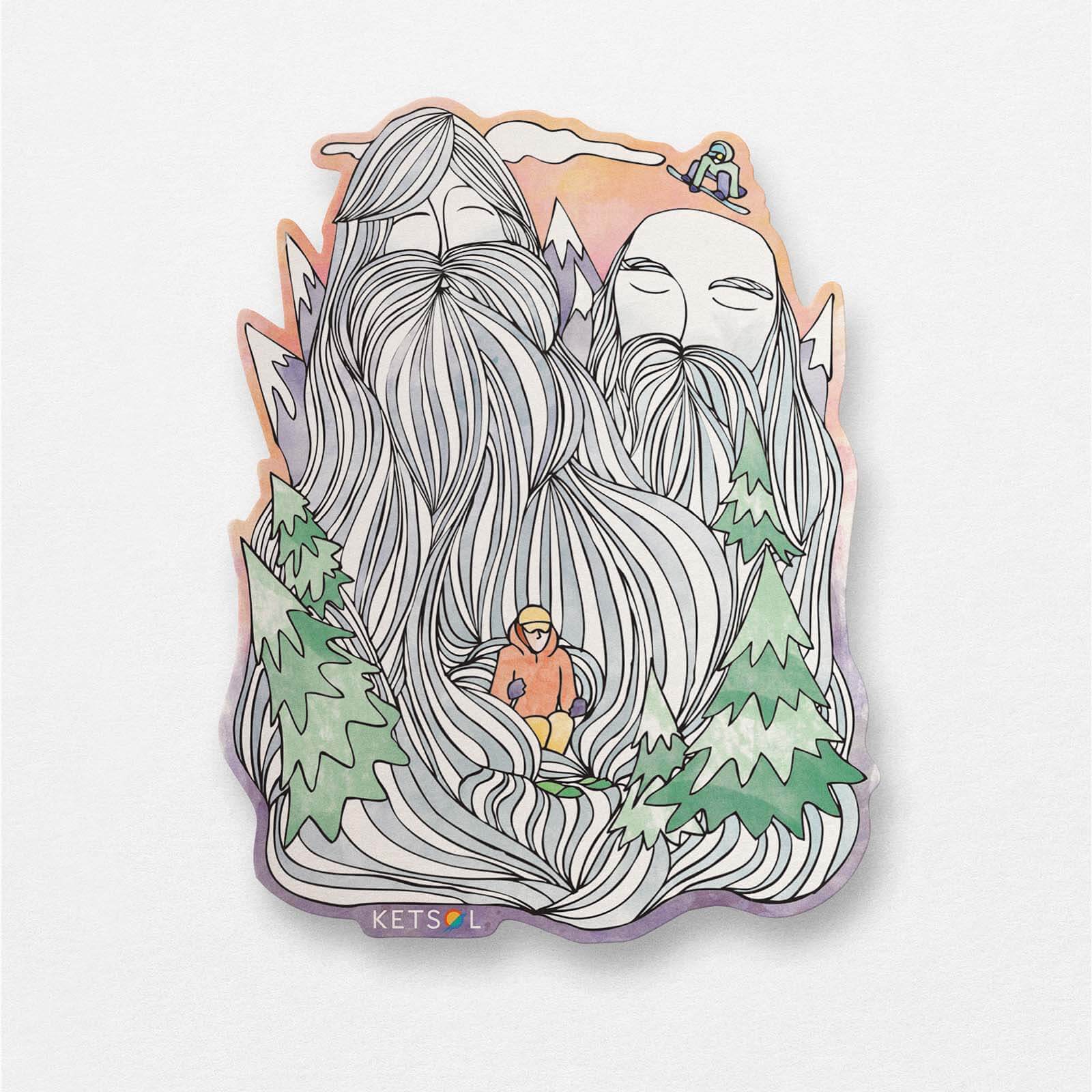 Mountain Men Sticker - Ketsol