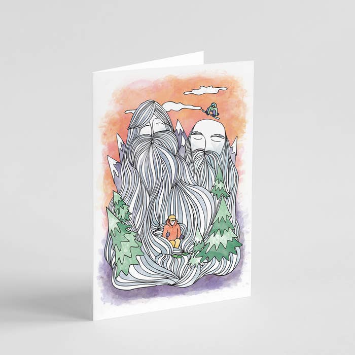 Mountain Men Greeting Card - Ketsol