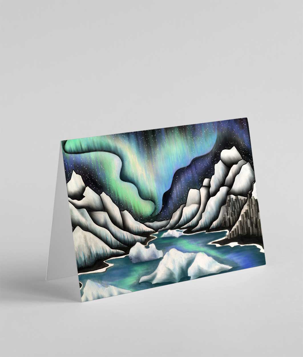Northern Lights Greeting Card - Ketsol