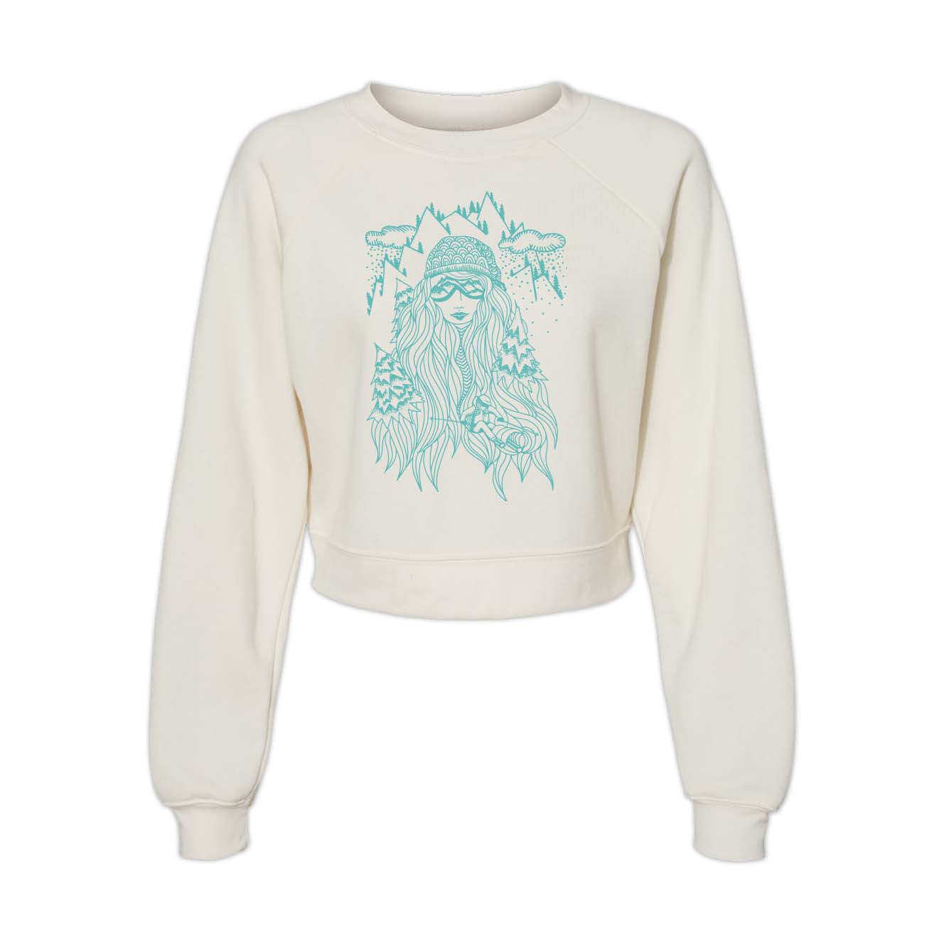 Ski Girl Mid Length Pullover | Snow - Ketsol