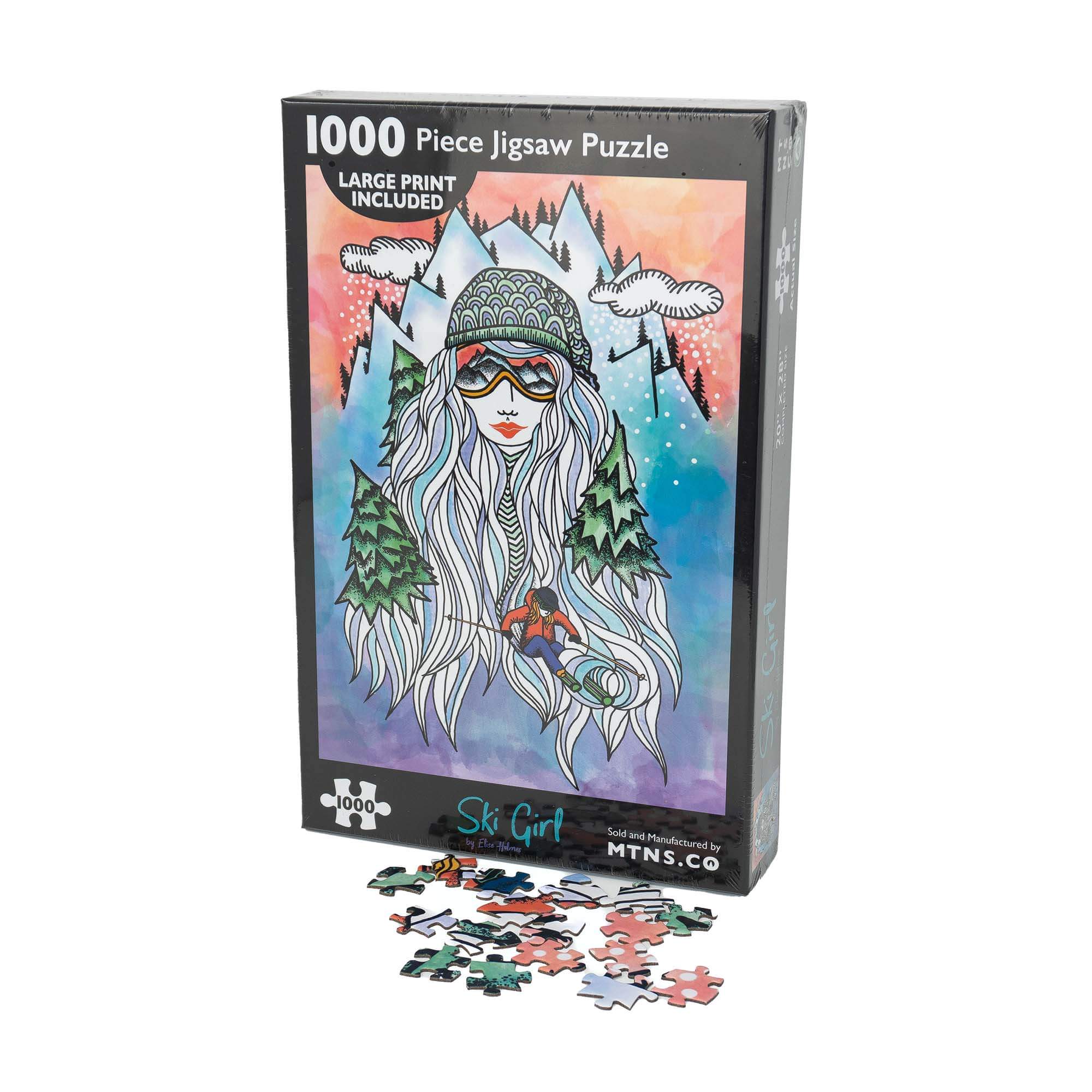 Ski Girl Jigsaw Puzzle | 1000 Piece Jigsaw Puzzle - Ketsol