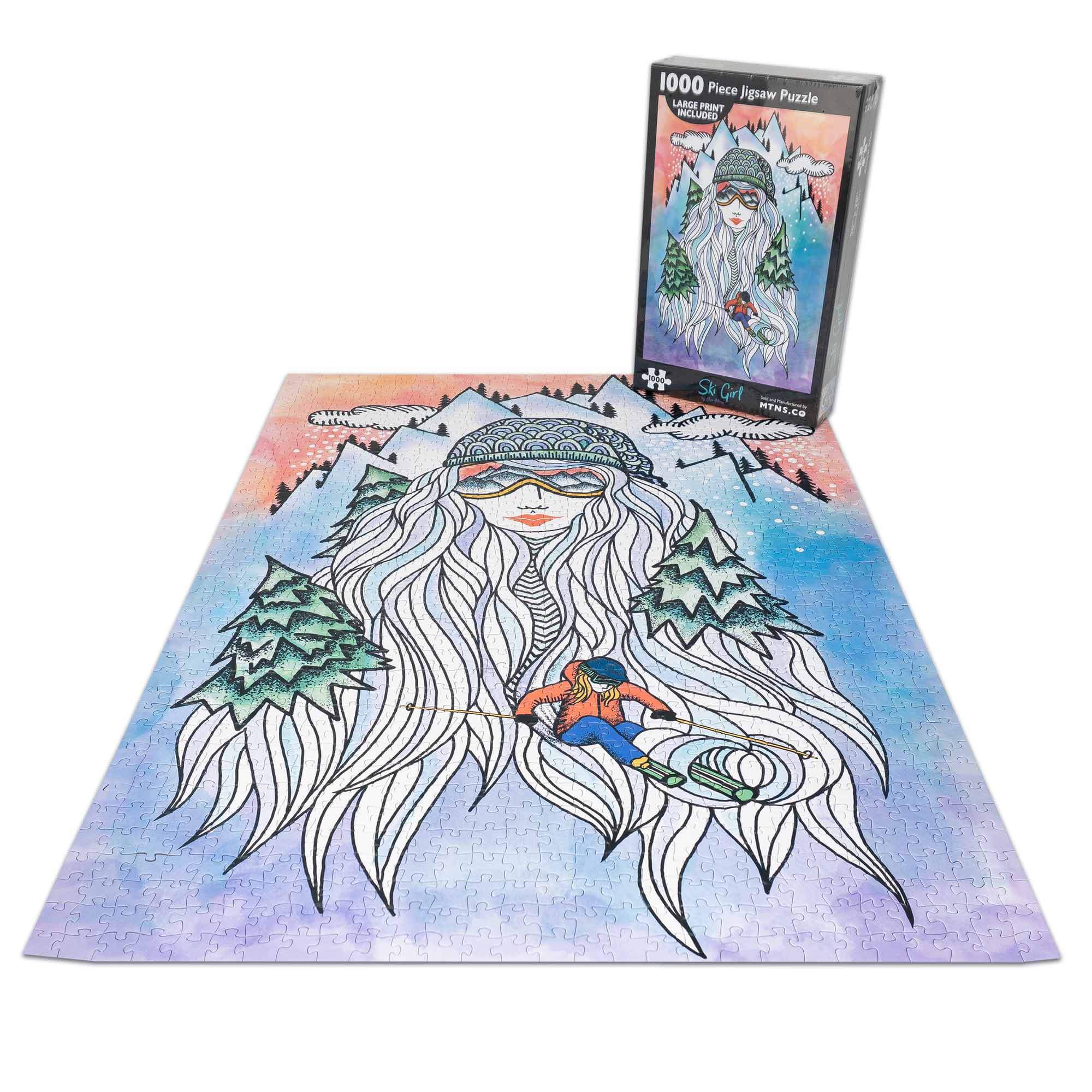 Ski Girl Jigsaw Puzzle | 1000 Piece Jigsaw Puzzle - Ketsol