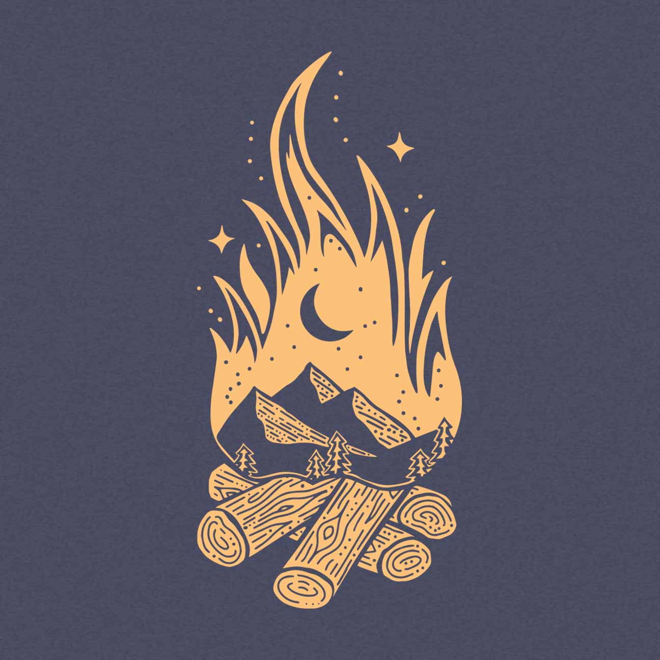 Campfire Toddler Sweatshirt - Ketsol