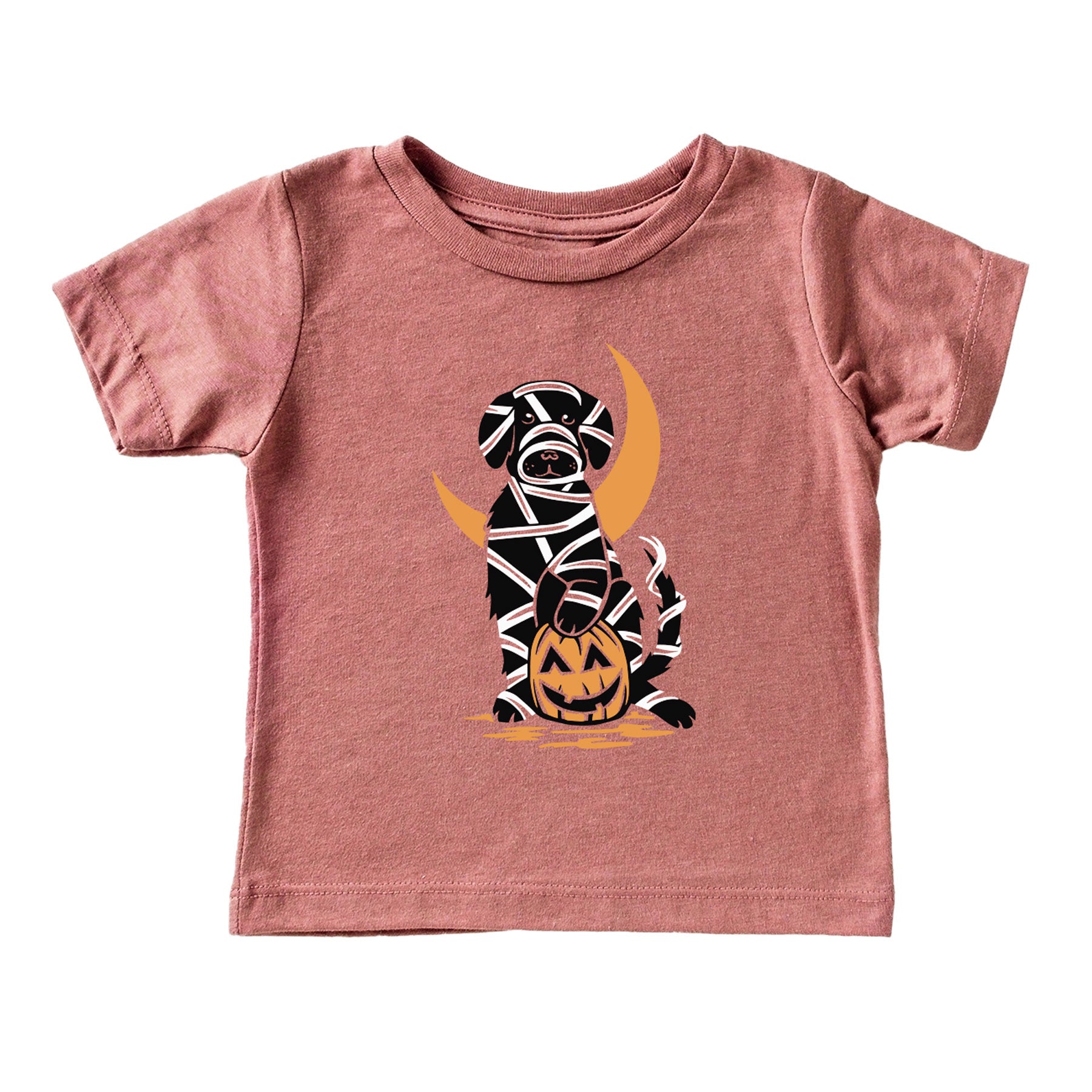 Halloween Black Lab Mummy Toddler T-Shirt