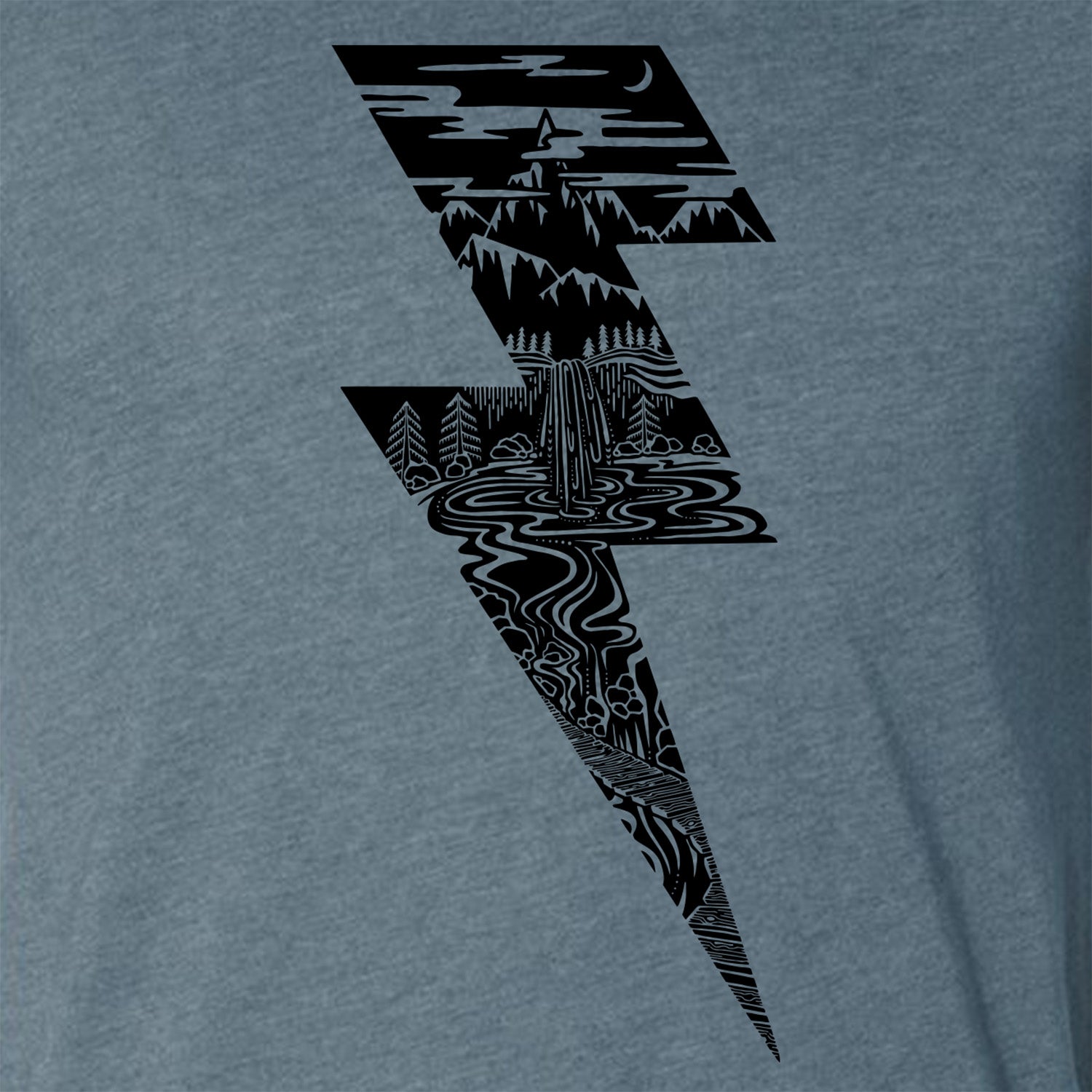 Bolt Unisex Tee | Slate