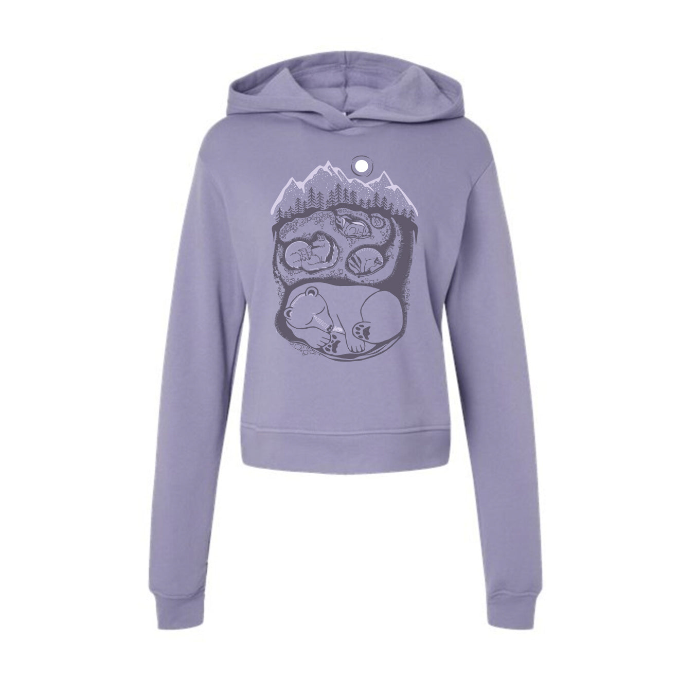 Hibernation Mid Length Womens Hoodie