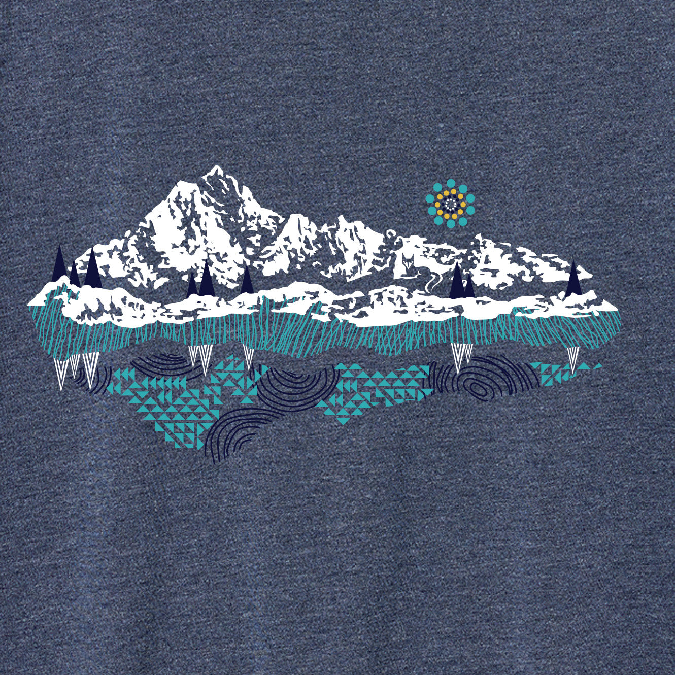 Reflections Relaxed Tee | Navy