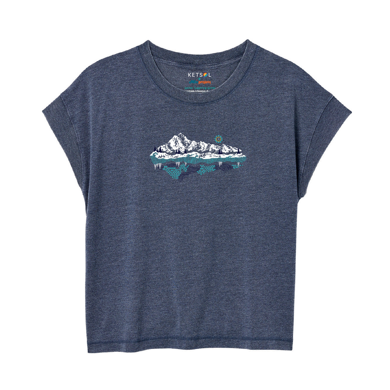 Reflections Relaxed Tee | Navy