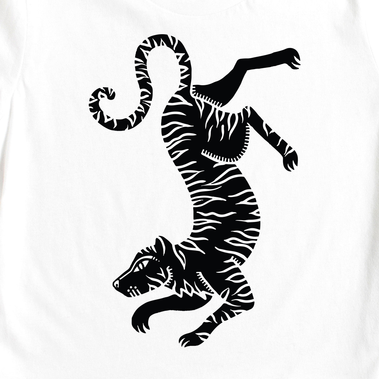 Tiger Unisex Tee | White