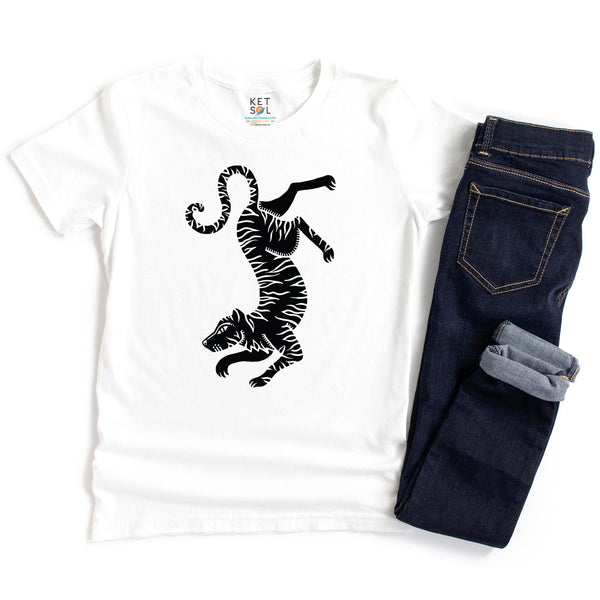 Tiger T-shirt | White – Ketsol