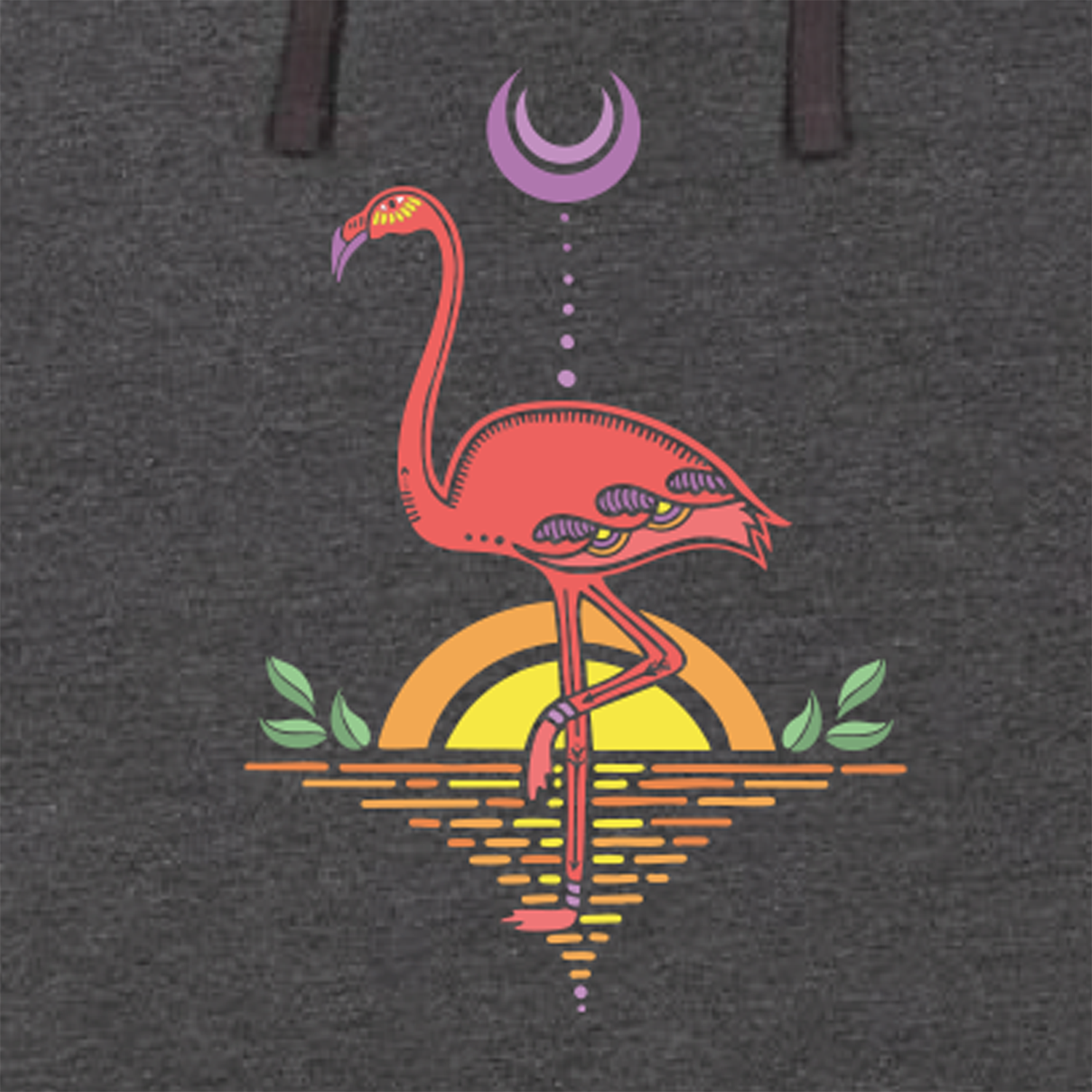 Flamingo Everywhere Hoodie