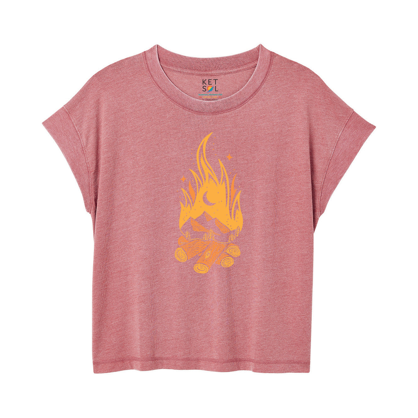 Campfire Relaxed Tee | Sunset