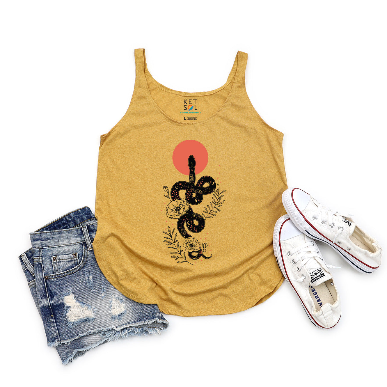 Snake Fave Tank Top | Gold