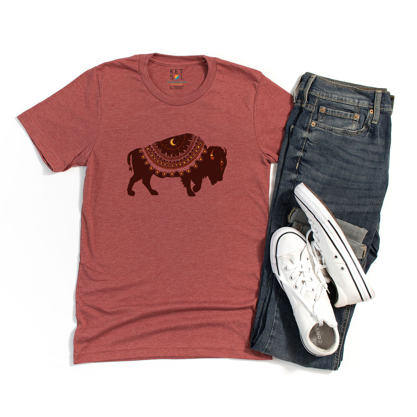 Buffalo Tee | Red Rocks