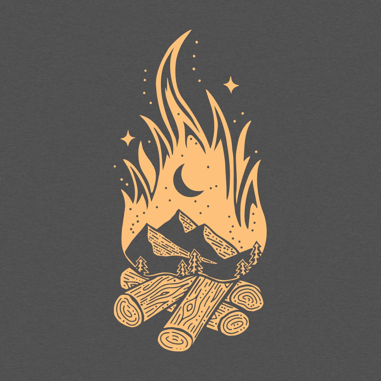Campfire T-shirt - Ketsol