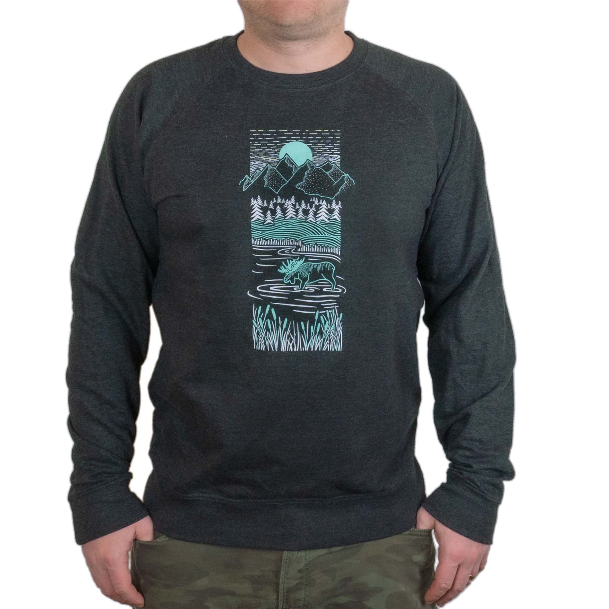 Piney Crewneck Sweatshirt | Charcoal