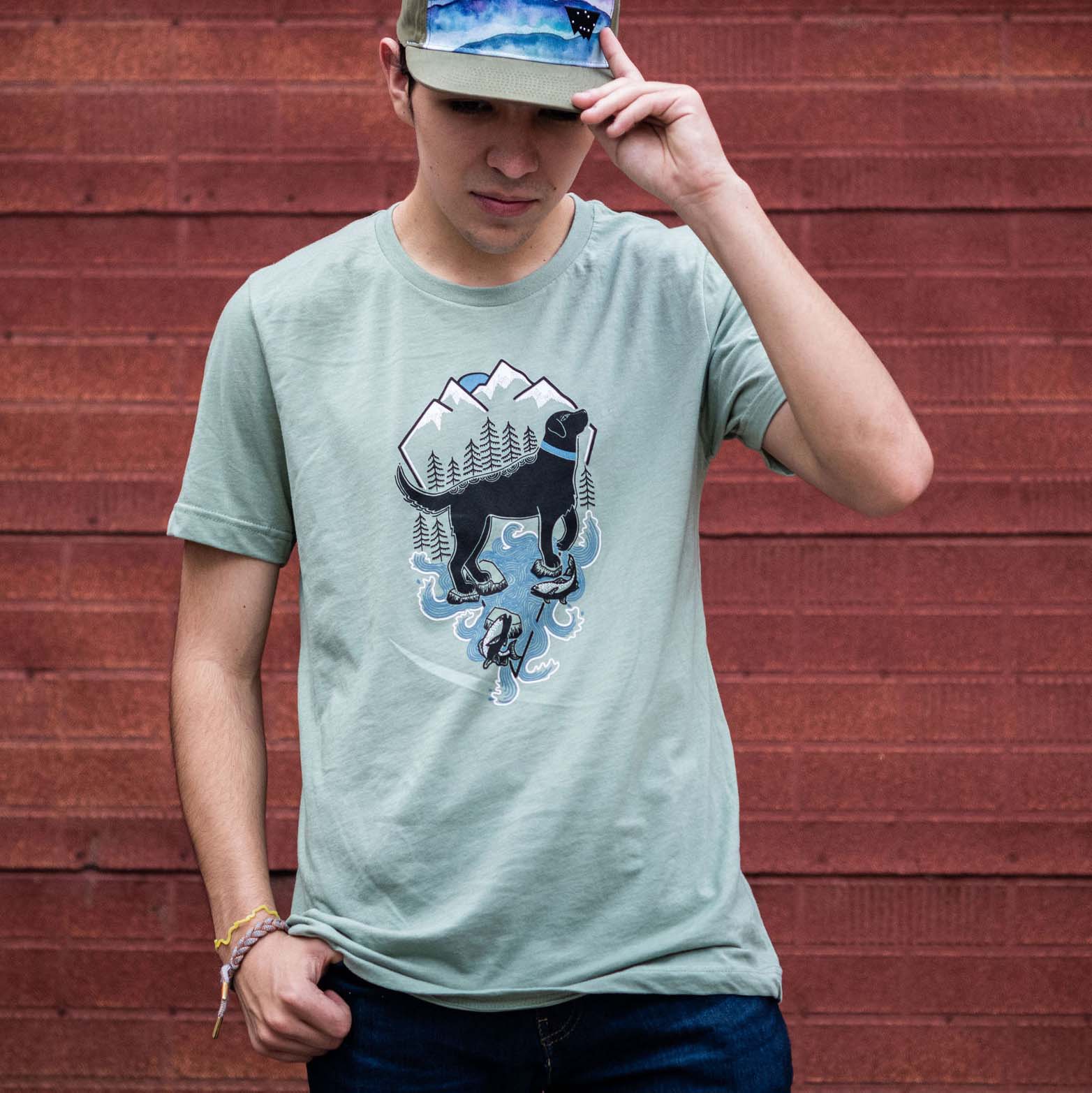 Labrador T-shirt | Sage - Ketsol