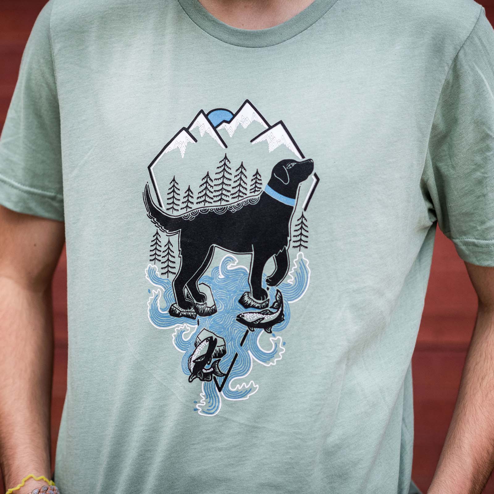 Labrador T-shirt | Sage - Ketsol