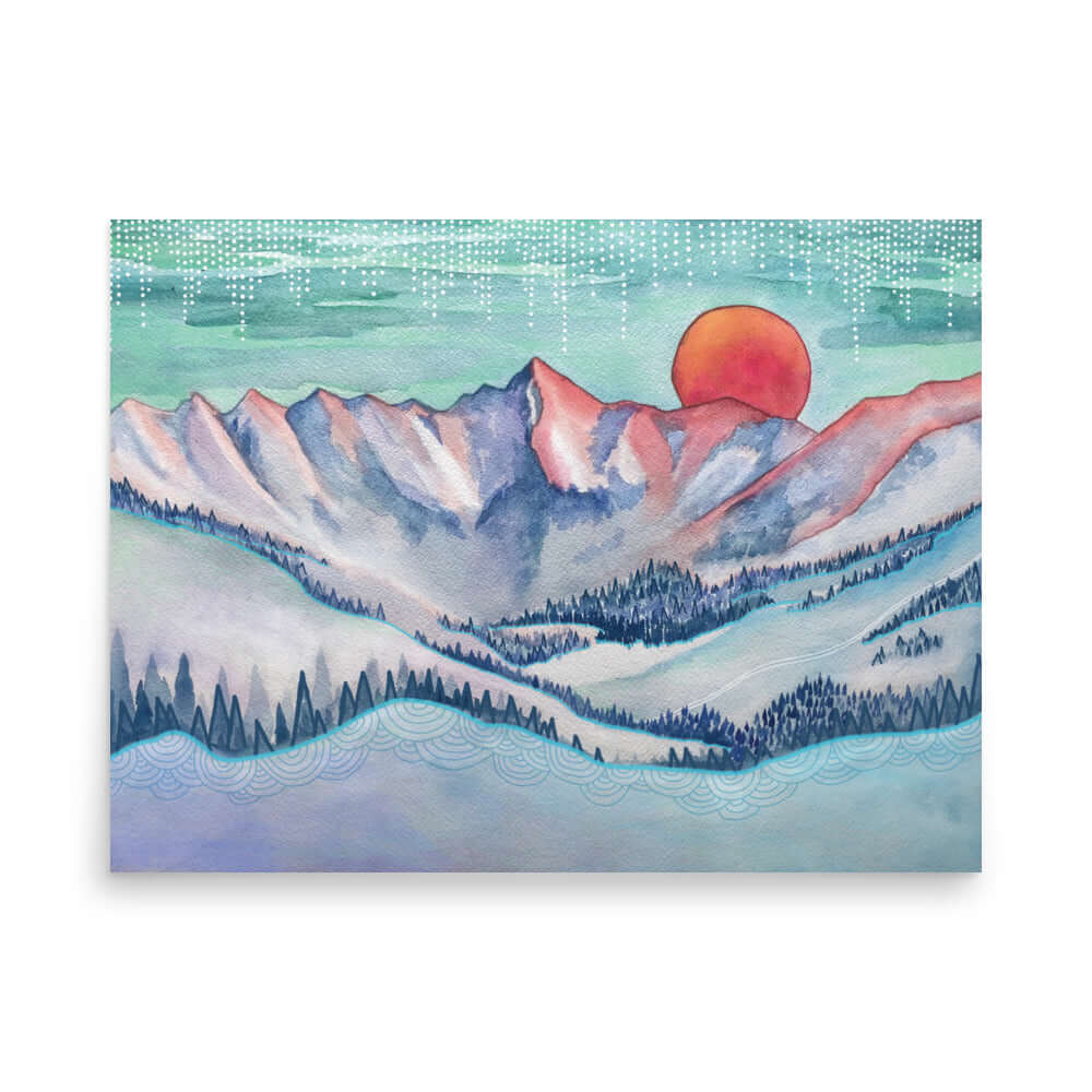 Gore Range Mountains Print - Ketsol