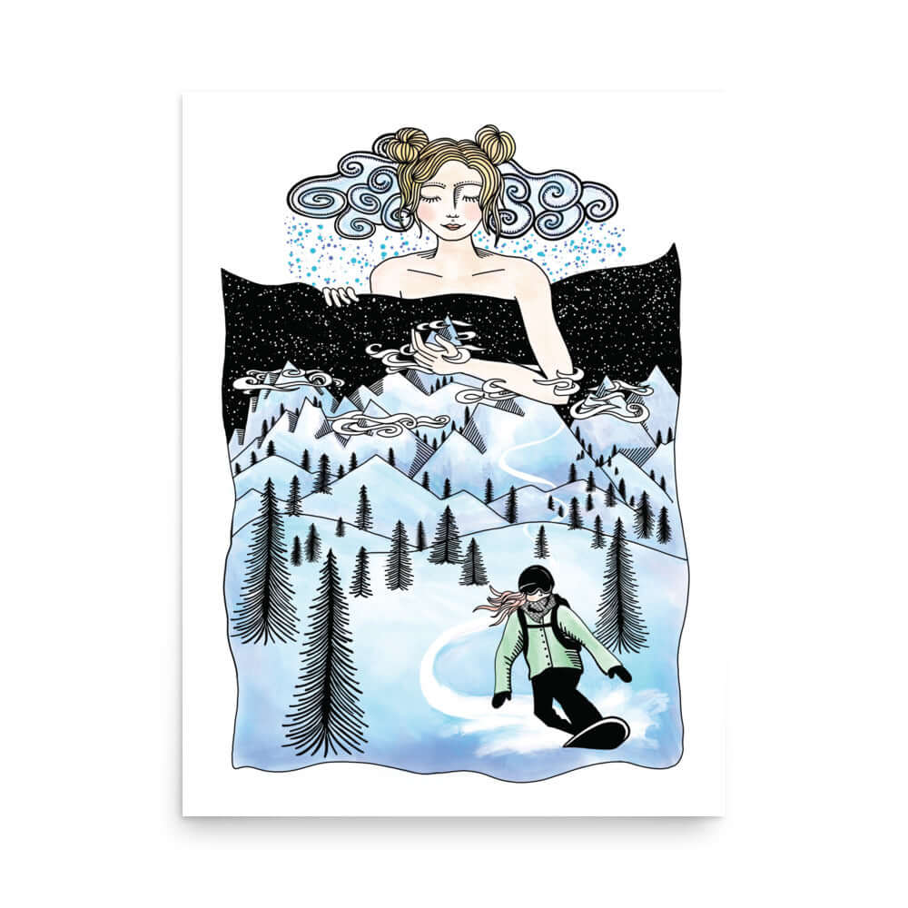 Snowboard Dreams Print - Ketsol