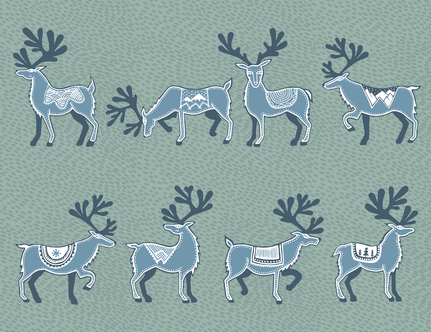 Reindeer Greeting Card - Ketsol
