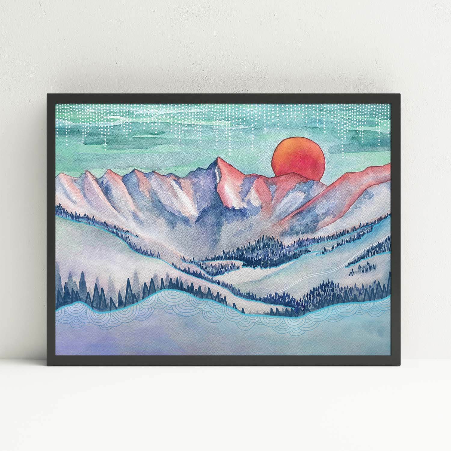 Gore Range Mountains Print - Ketsol