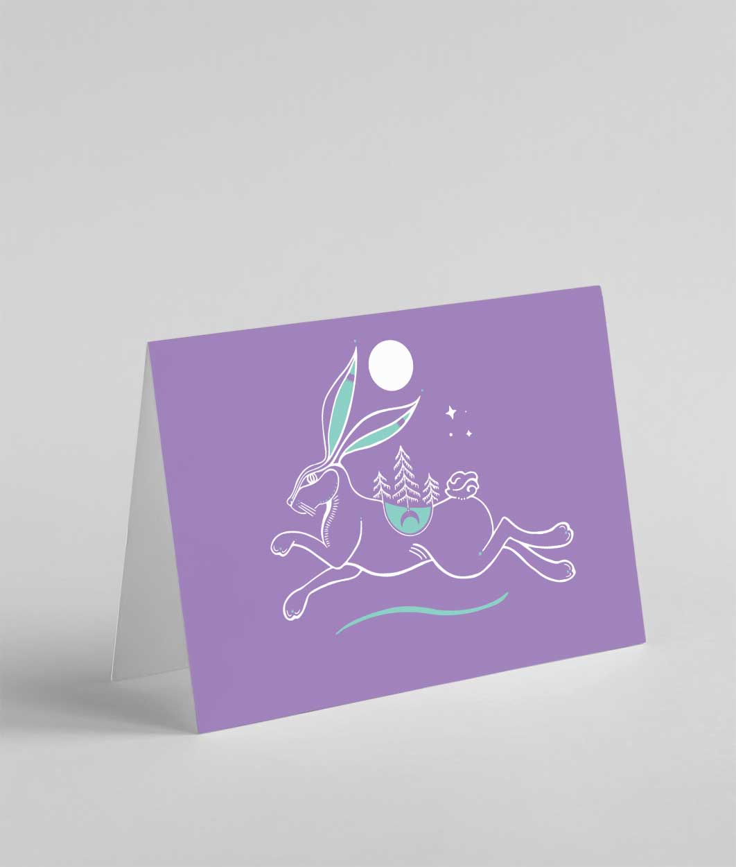 Hare Greeting Card - Ketsol