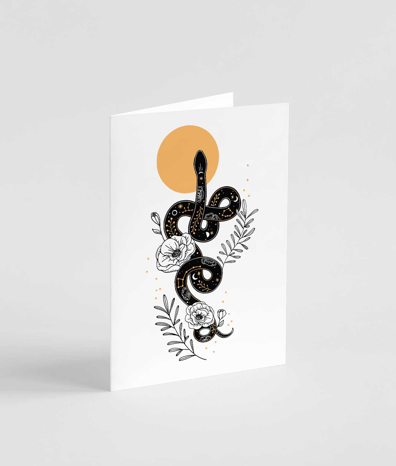 Snake Greeting Card - Ketsol